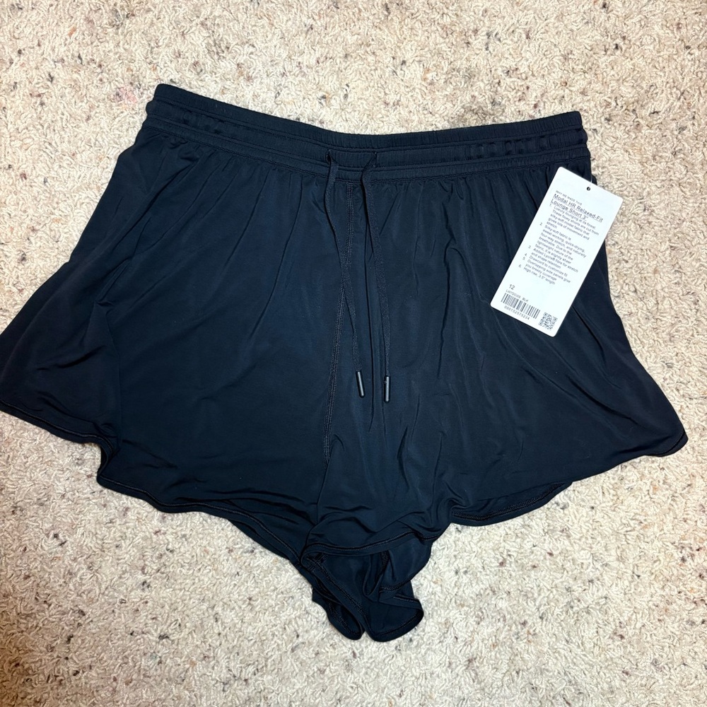 Women's Lululemon Modal Lounge Shorts size 12 NWT